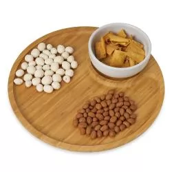 Petisqueira de Bambu Personalizada