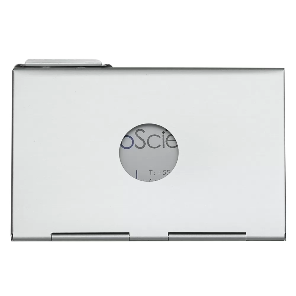 Porta Cartão Alumínio Personalizada