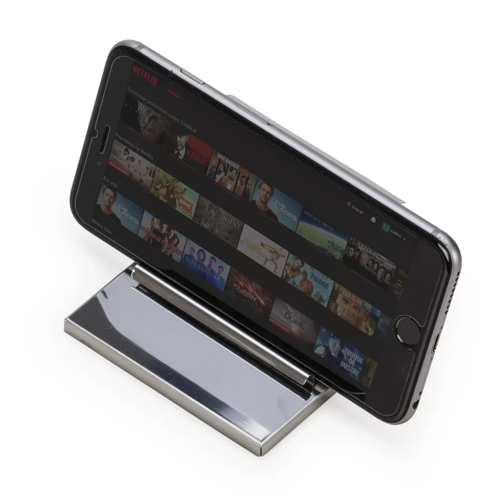 Porta Celular Inox Personalizada