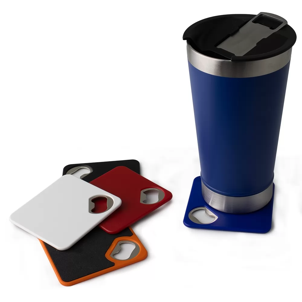 Porta Copo com Abridor Personalizada