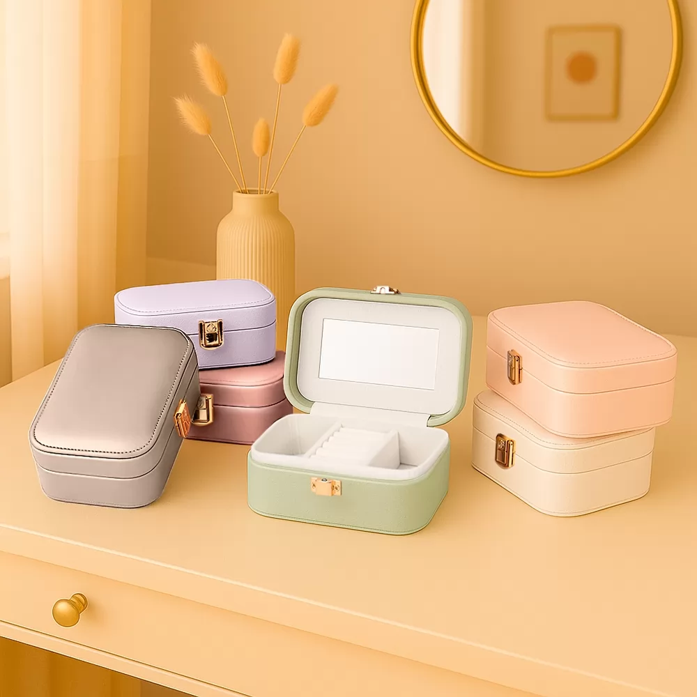 Porta-Joias com Espelho Personalizadas Porta-Joias com Espelho Personalizadas