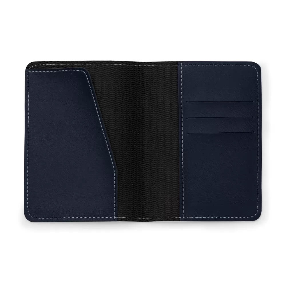 Porta Passaporte Bidins em Couro Sintético Personalizada