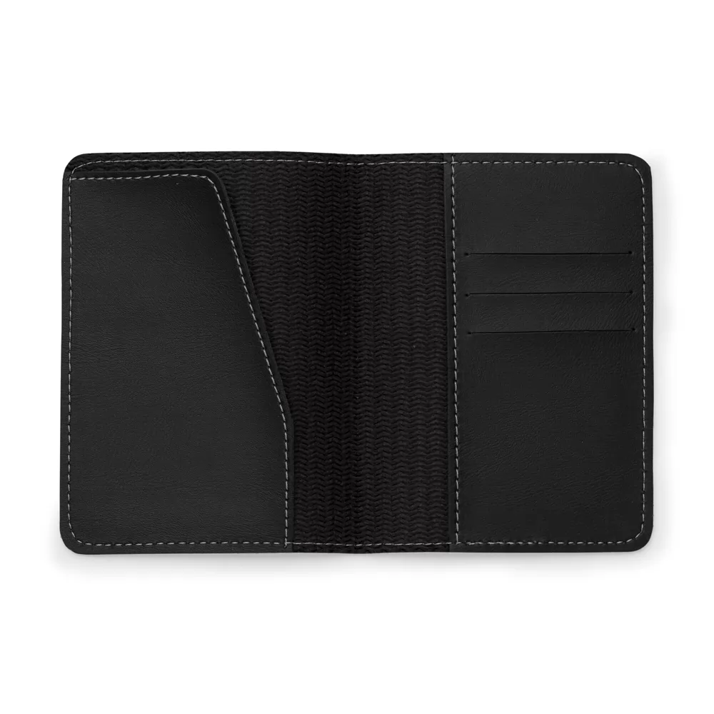 Porta Passaporte Bidins em Couro Sintético Personalizada