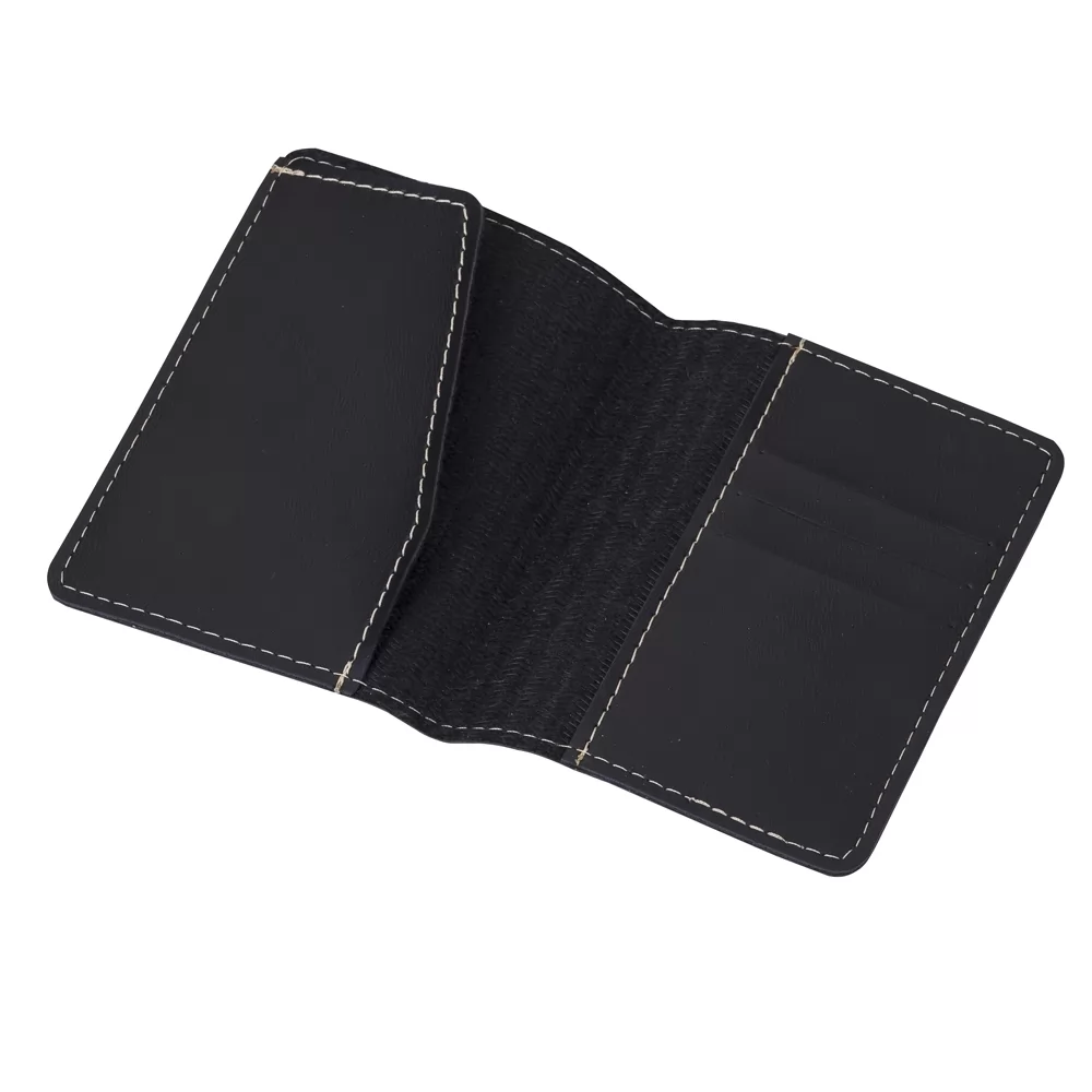 Porta Passaporte Bidins em Couro Sintético Personalizada