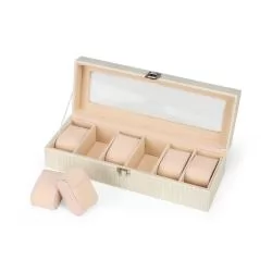 Porta-Relógios com 6 Divisórias Personalizados