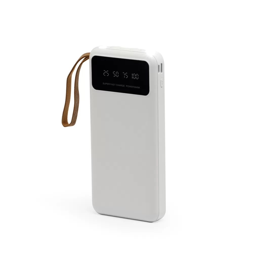 Power Bank 10.000mAh com Lanterna e Multissaídas Personalizado