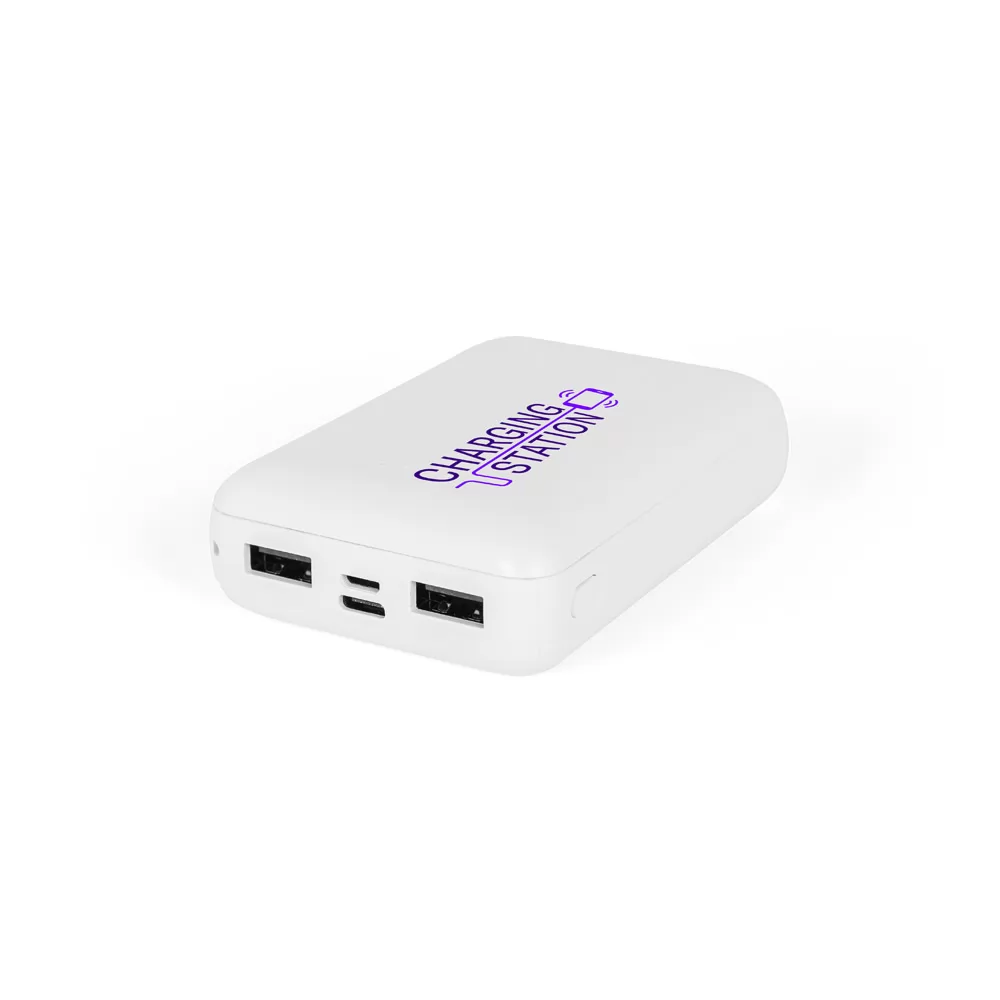 Power Bank em ABS Reciclado com 10000 mAh Personalizado