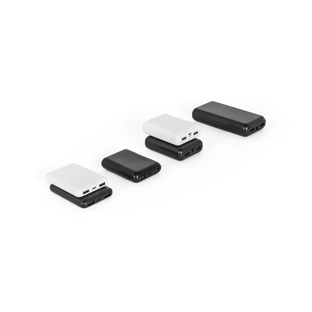 Power Bank em ABS Reciclado com 10000 mAh Personalizado