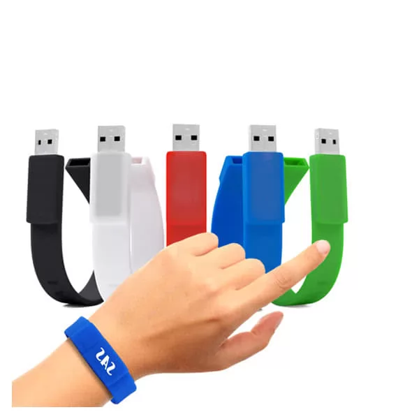 Pulseira Pen Drive 4 GB Personalizada