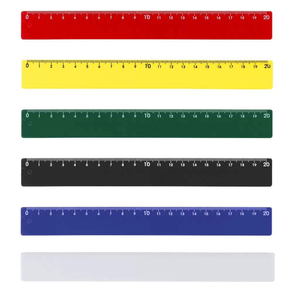 Régua Plástica 20cm Personalizada