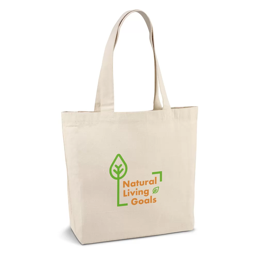 Sacola 100% algodão 460x400x105 mm Personalizada