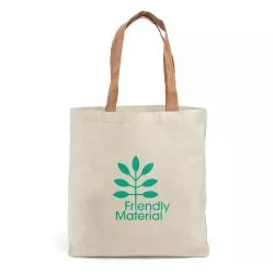 Sacola. 100% algodão Alça Cortiça Personalizado