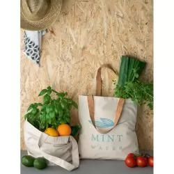 Sacola. 100% algodão Alça Cortiça Personalizado