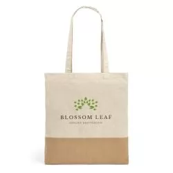 Sacola 100% algodão com Juta Personalizada