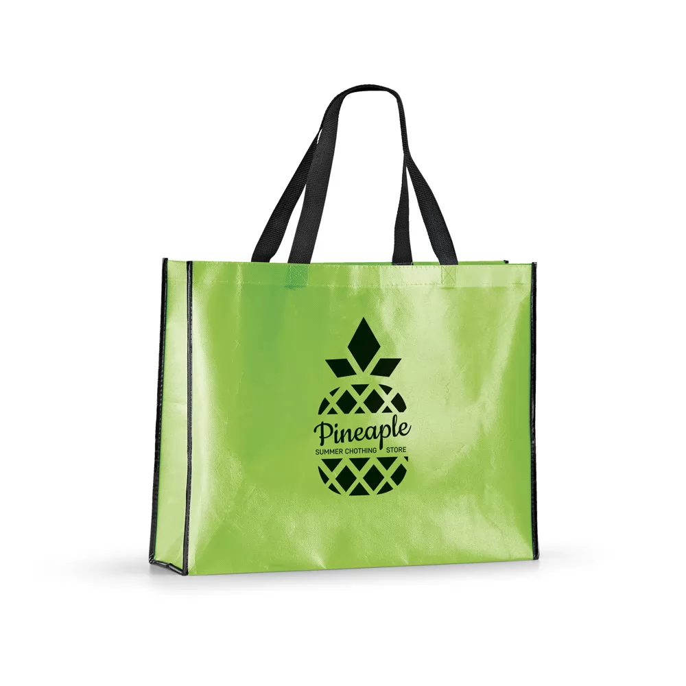 Sacola de TNT Laminado 420x320x150 mm Personalizada