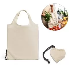 Sacola Dobrável 100% Algodão Personalizada 
