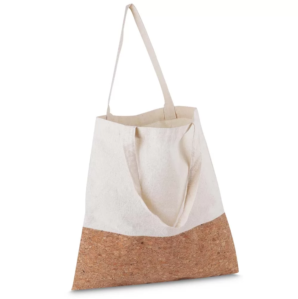 Sacola em Algodão 140g/m² e Cortiça (39x35cm) Personalizada