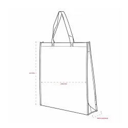 Sacola TNT Metalizado Personalizada