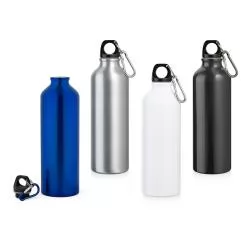 Squeeze Em Alumínio Com Mosquetão 750 Ml Personalizado  Squeeze Em Alumínio Com Mosquetão 750 Ml Personalizado