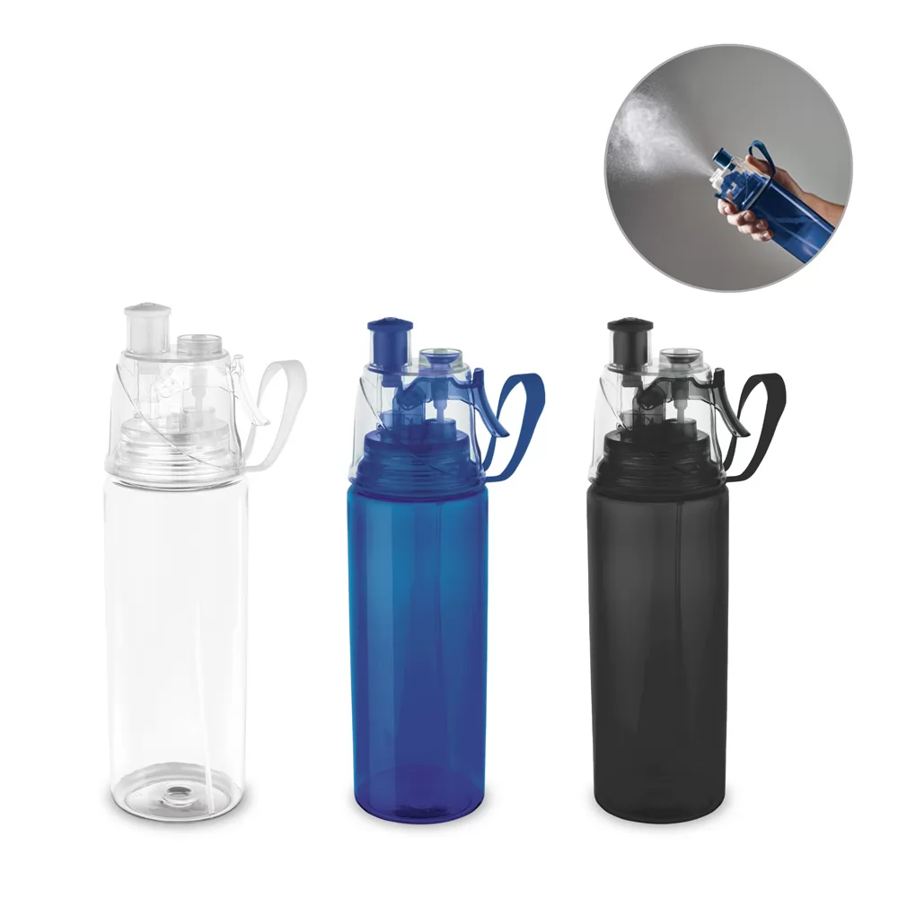 Squeeze em PS e tampa em ABS 600 mL Personalizado