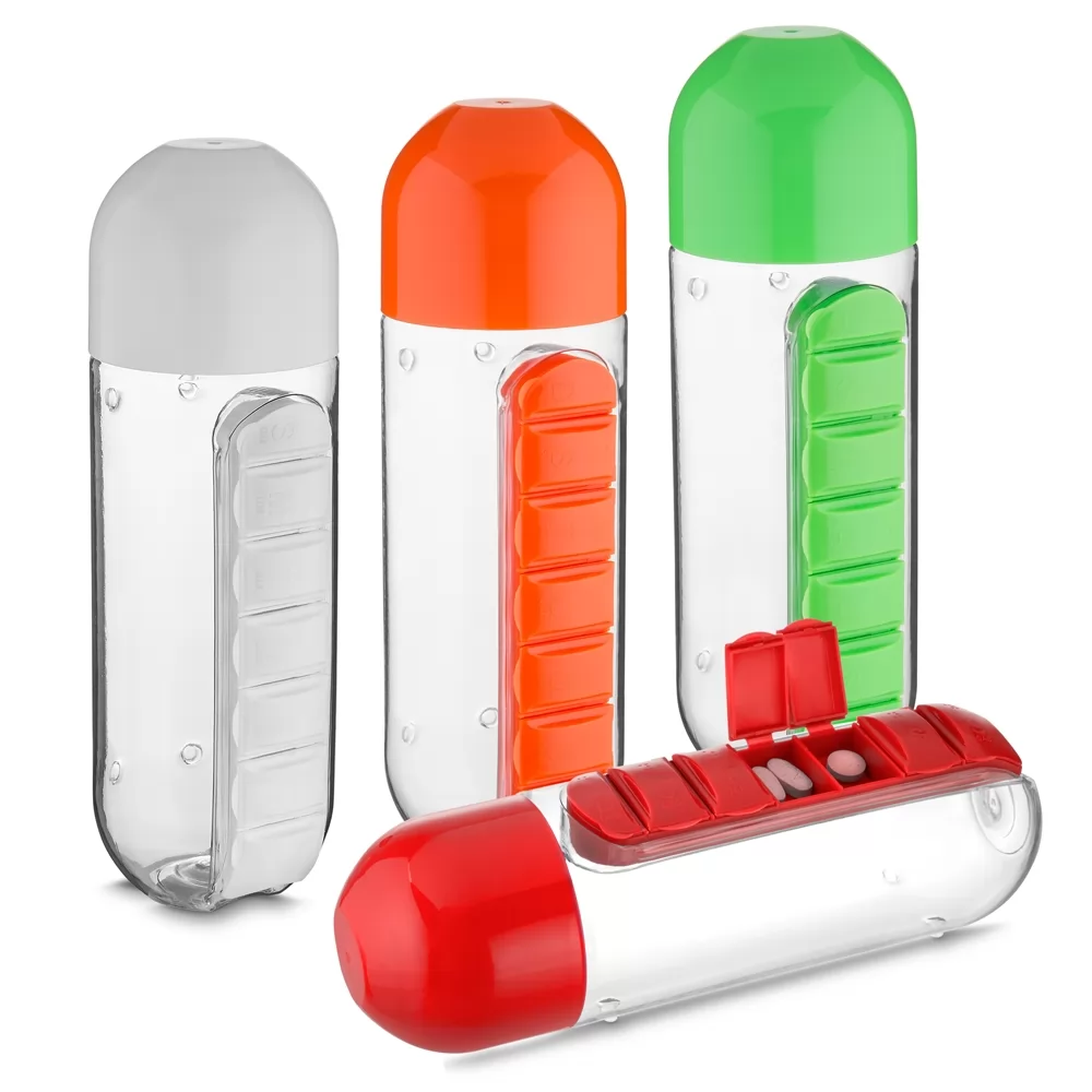 Squeeze Plástico 700ml Porta Comprimido Personalizado