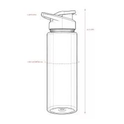 SQUEEZE PLÁSTICO 850ML Personalizado