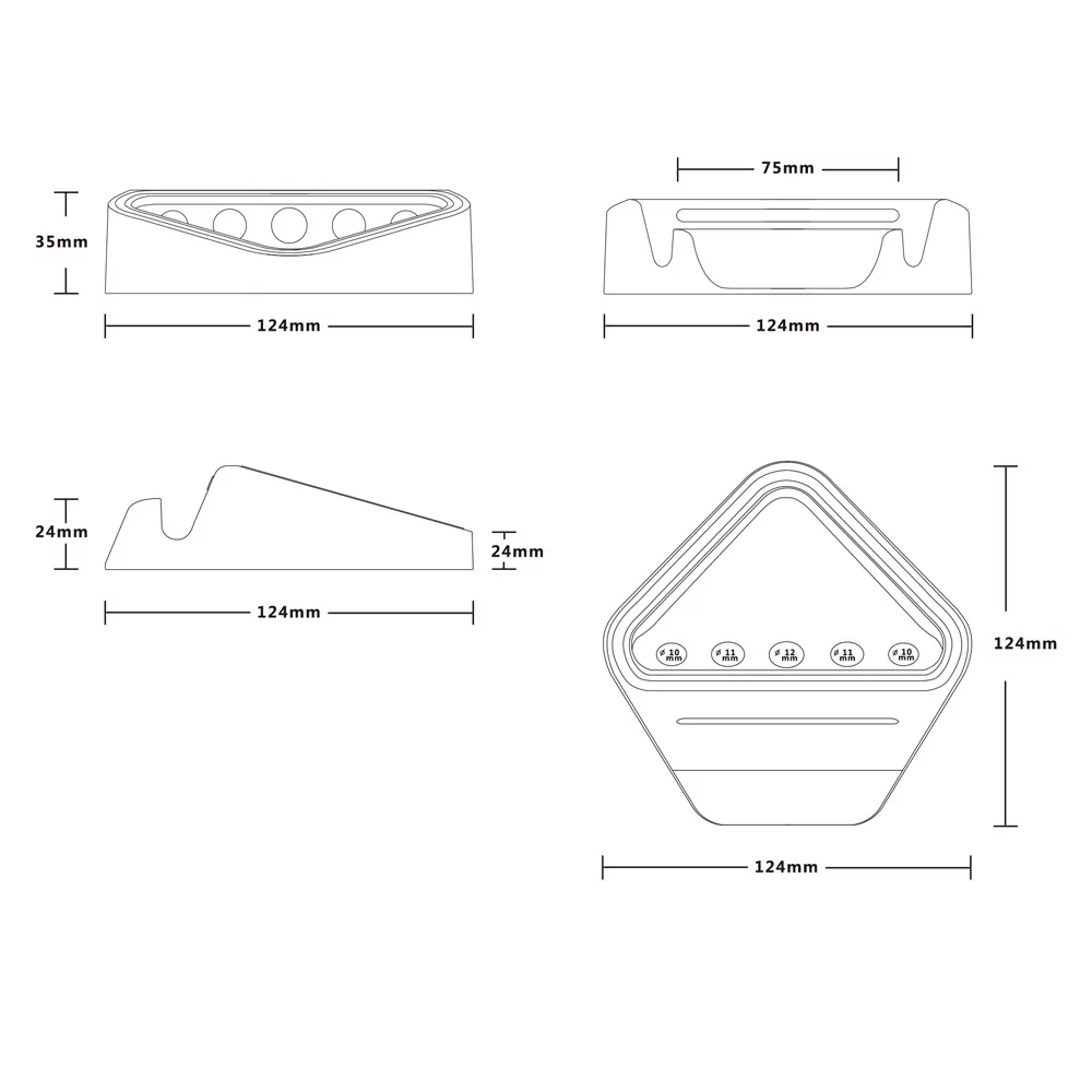 Suporte p/ telefone Celular, Porta lápis, Porta Clipes. Personalizado