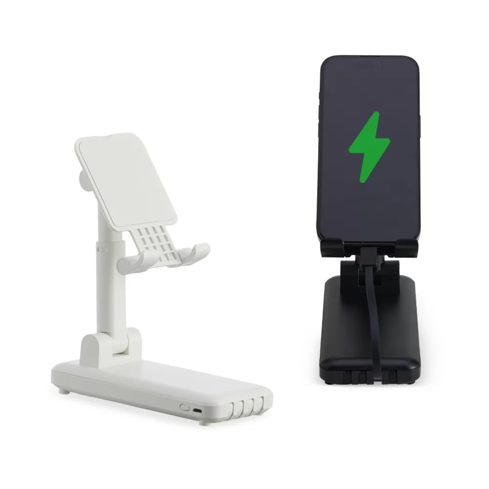 Suporte para Celular com Power Bank 10.000 mAh Personalizado