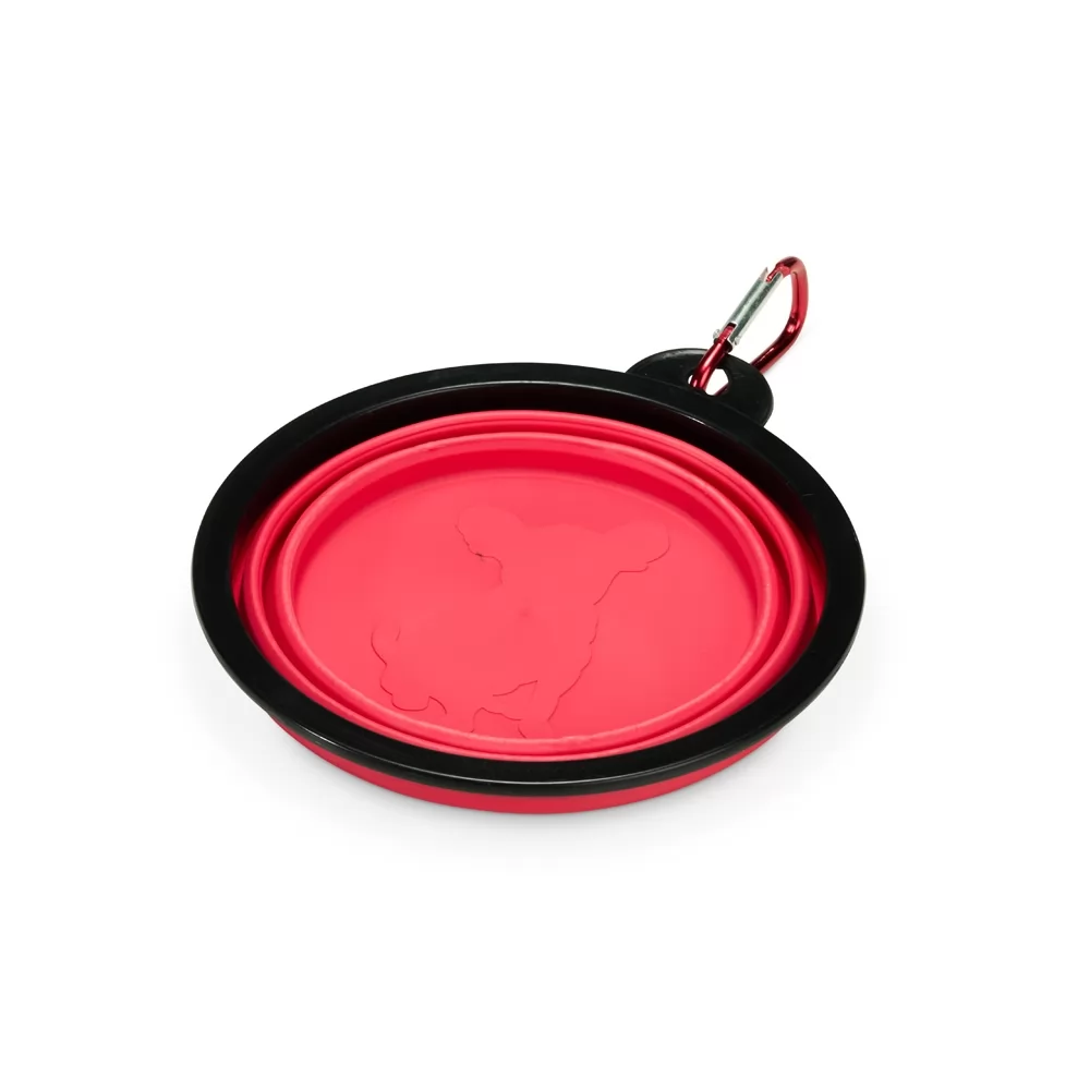 Tigela para Pet Retrátil 350ml Personalizada